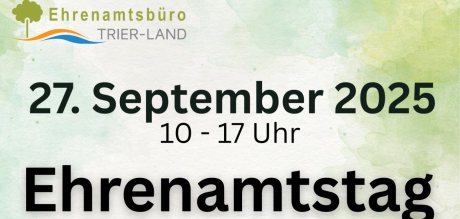 Plakat Ehrenamtstag 2025