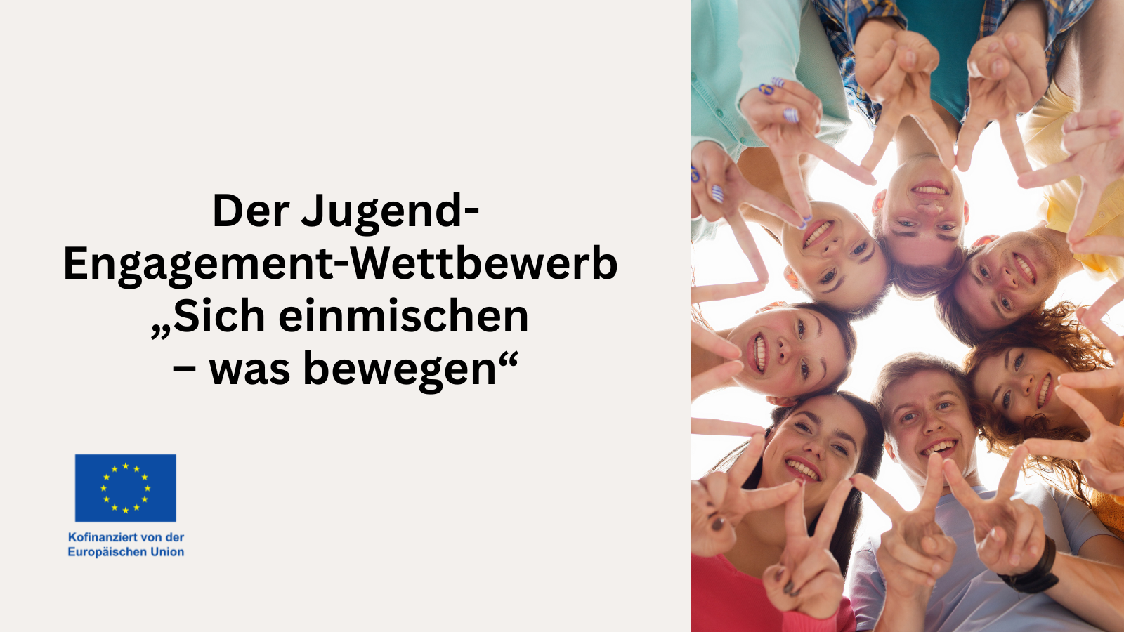 LEADER für Demokratie in RLP - Der Jugend-Engagement-Wettbewerb 2026 Webiste