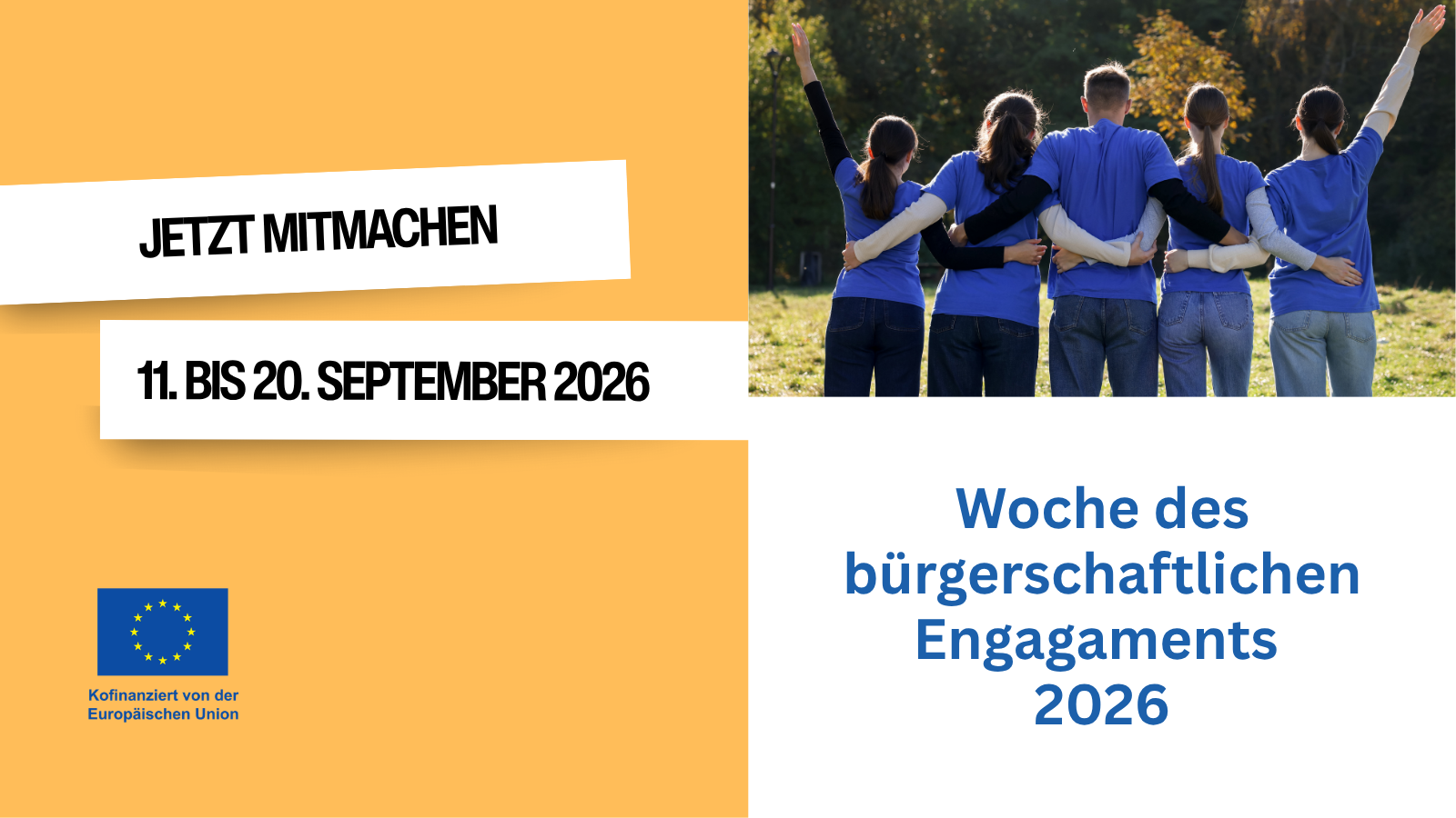 LEADER für Demokratie in RLP - Woche des bürgerlichen Engagements 2026